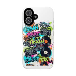 Urban Vibe Graffiti Phone Case — 'Urban Beat Street Vibe' Protective Tough Case